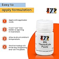 Vista 5 de BN ThermKote Paste - 30ml Bottle & applicators - Perfect for 3D Printing & Cartridge heaters