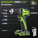 Greenworks 24V Cordless (6-Tool) Combo Kit – Drill +Impact Driver+Circular Saw+Reciprocating Saw+Multi-Tool+Flashlight, 4.0Ah + 2.0Ah Battery, 65W Fast Charger,(2) Cables CK361 - 5