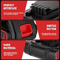 BATTOOL 2 buc. acumulator de schimb Li-ion 3500 mAh 3,5 Ah pentru Black and Decker 18 V 20 V Max LB20 LBX20 LST220 LBXR2020 OPE LBXR20B 2 LB2X4020 BL2018 3