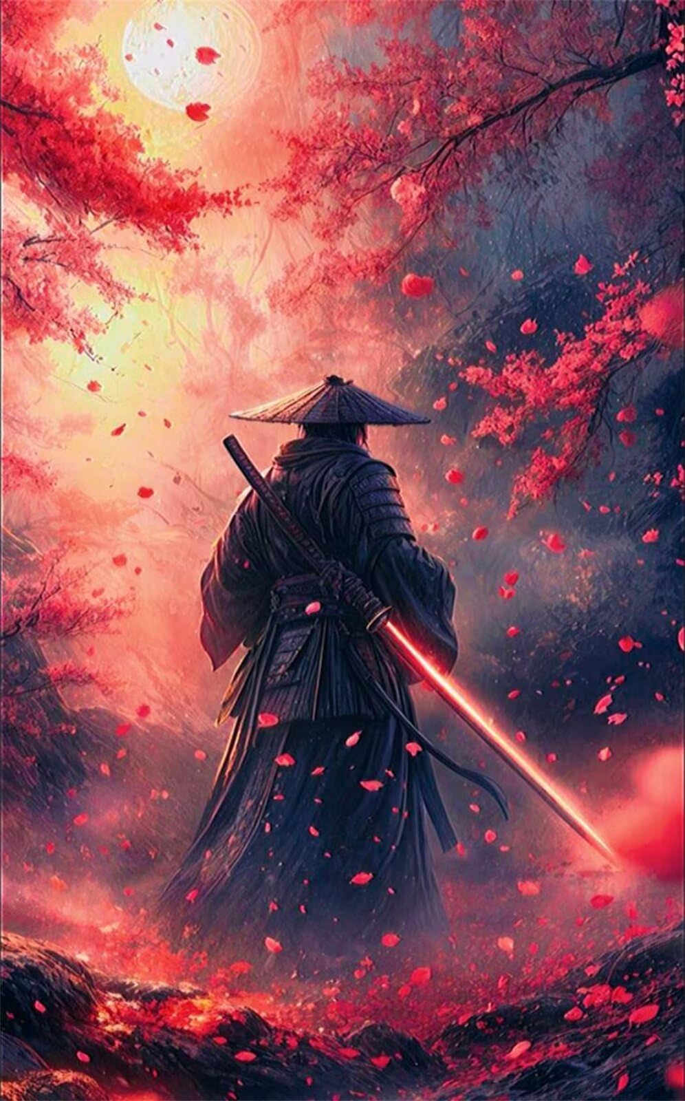 Puzzle 2000 Pezzi Petali Samurai Puzzle Classici, Giochi Rilassamento e Intelligence, Puzzles Impossible, Idea Regalo Uomo e Donna