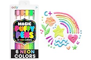 Ooly Magic Puffy Pens: Let Your Art Pop with 3D Neon Ink!