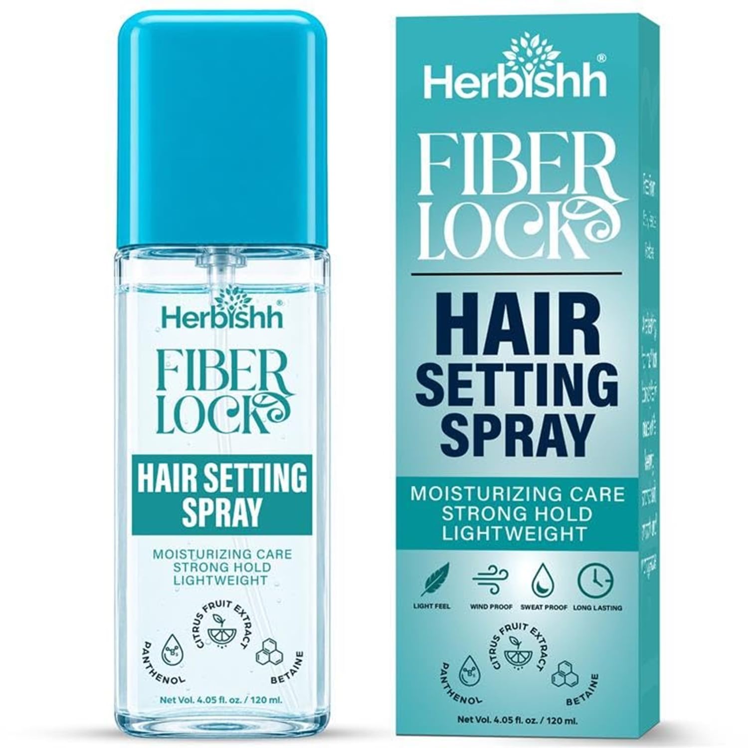 Herbishh Fiber Lock Hair Mist Setting Spray 4.05 fl oz for Men & Women