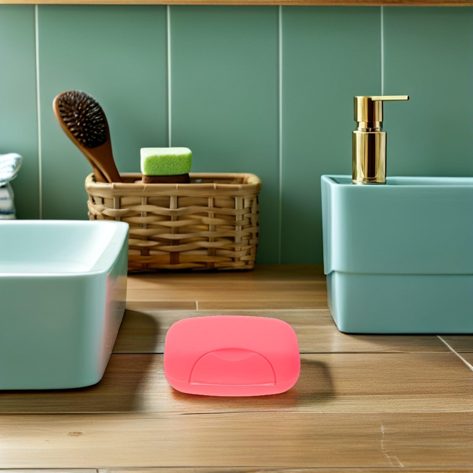 Alipis Jabonera de Viaje Portátil con Tapa, Diseño a Prueba de Fugas, Material Plástico Resistente, Paquete de 30 Piezas para Uso en Exteriores y Viajes