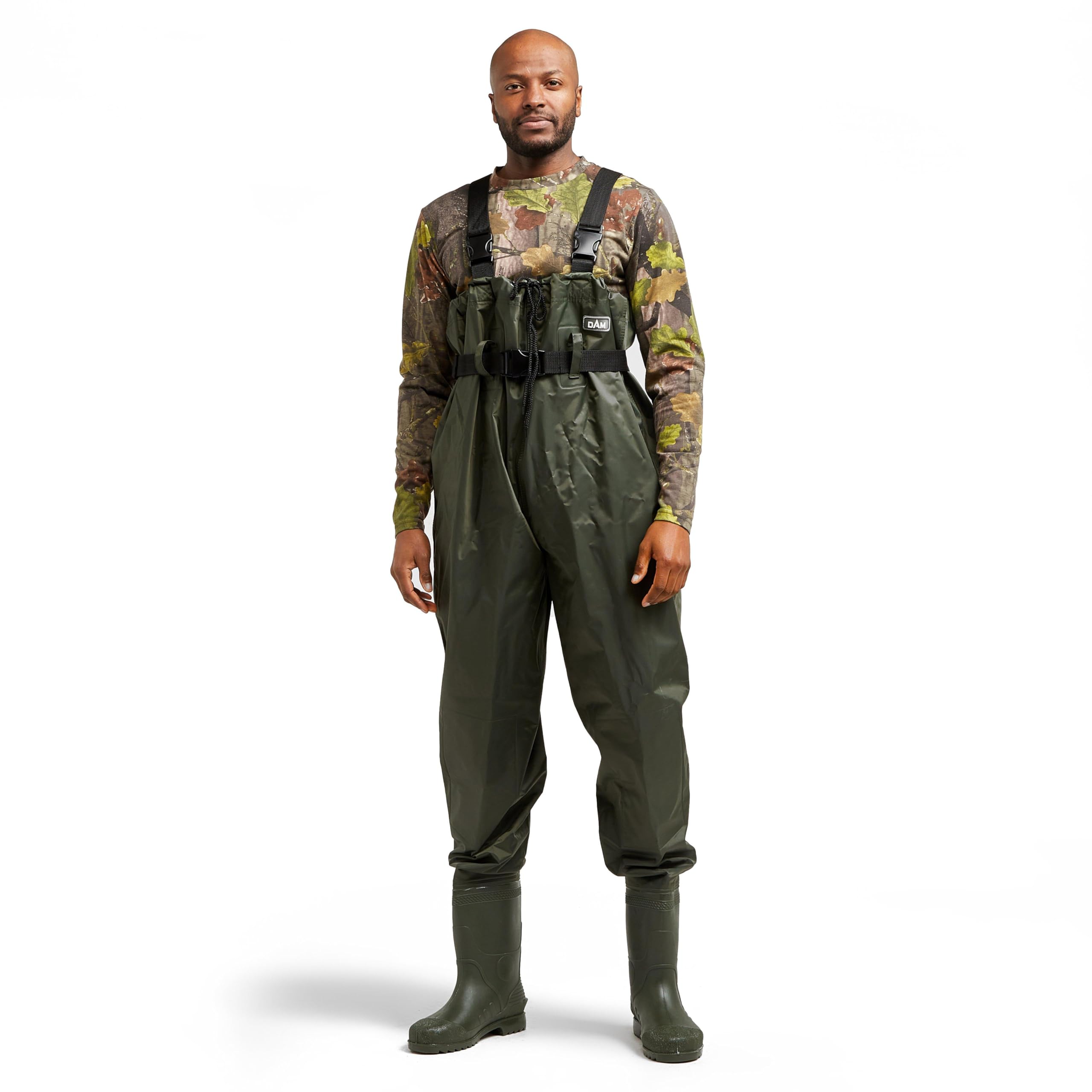 DAM Unisex Taslan Chest Wader ARX Thermo Bibs And Brace