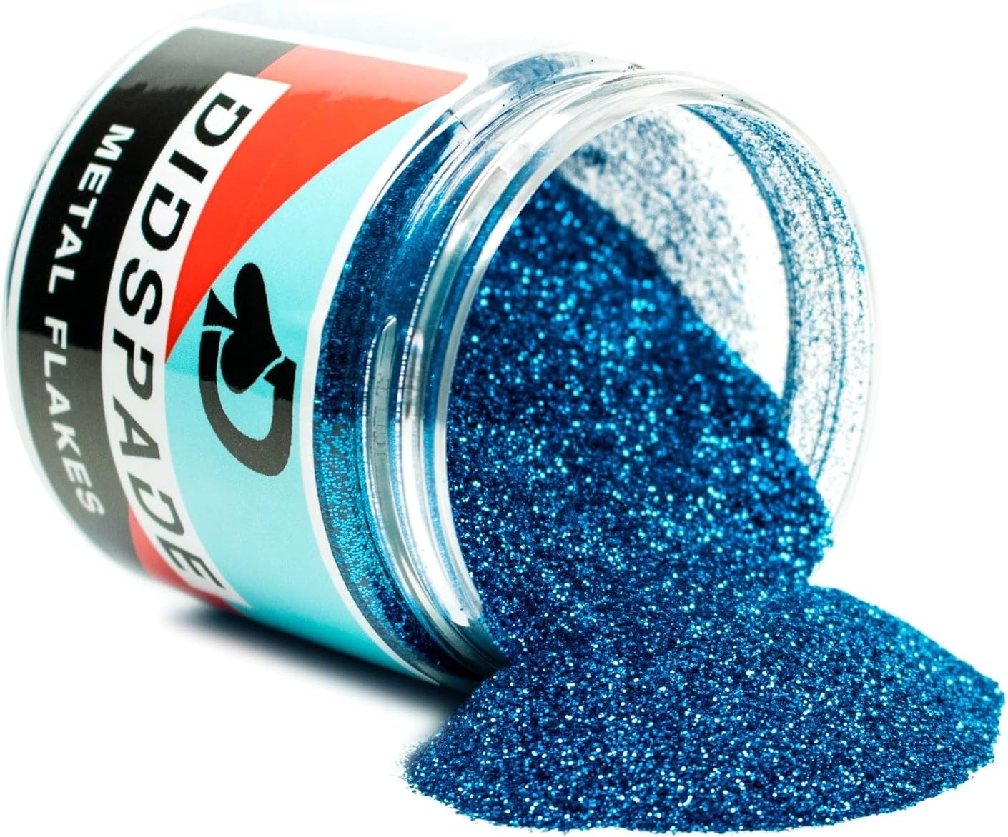 2oz Pacific Blue 0.008" Small Blue Metal Flake Solvent Resisitant Glitter | Paint Metal Flake | Flake for Automotive Spray and Spray Painting | Glitter for Epoxy Resin