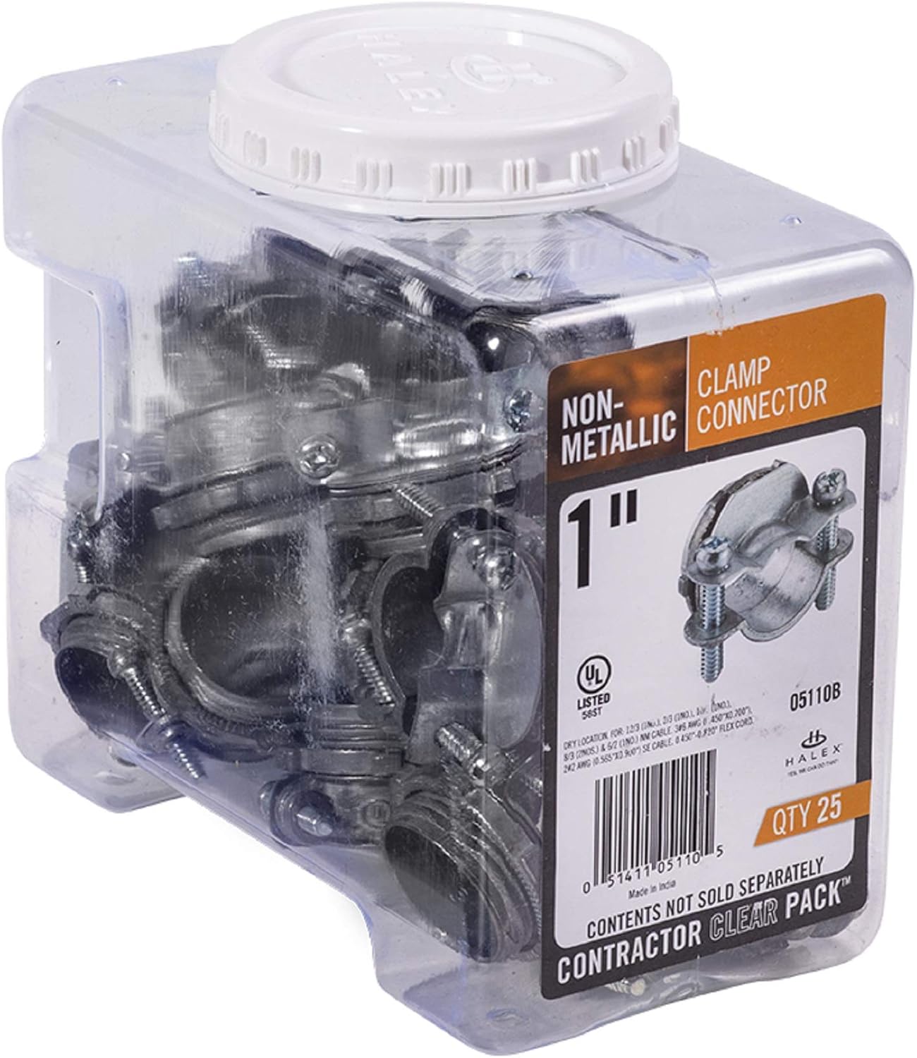Bеѕt Cуbеr Dеаlѕ 🔥 Halex, 1 in. Non-Metallic Clamp Connector , 05110B, 25 per pack