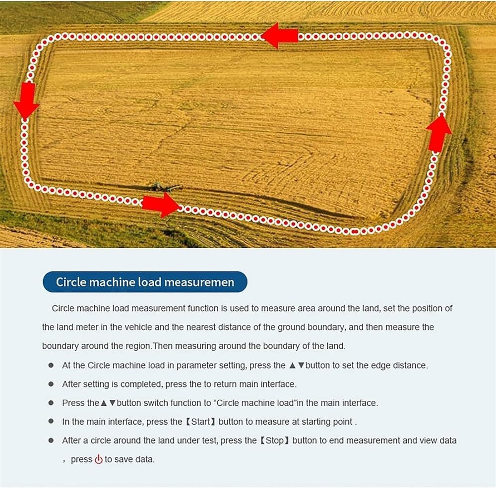 Mesure de terrain GPS de haute précision, mesureur de surface de terrain, rechargeable, pour la fractionnement des terres, l'exploitation forestière, l'étude des pentes, l'exploration, les terres agri