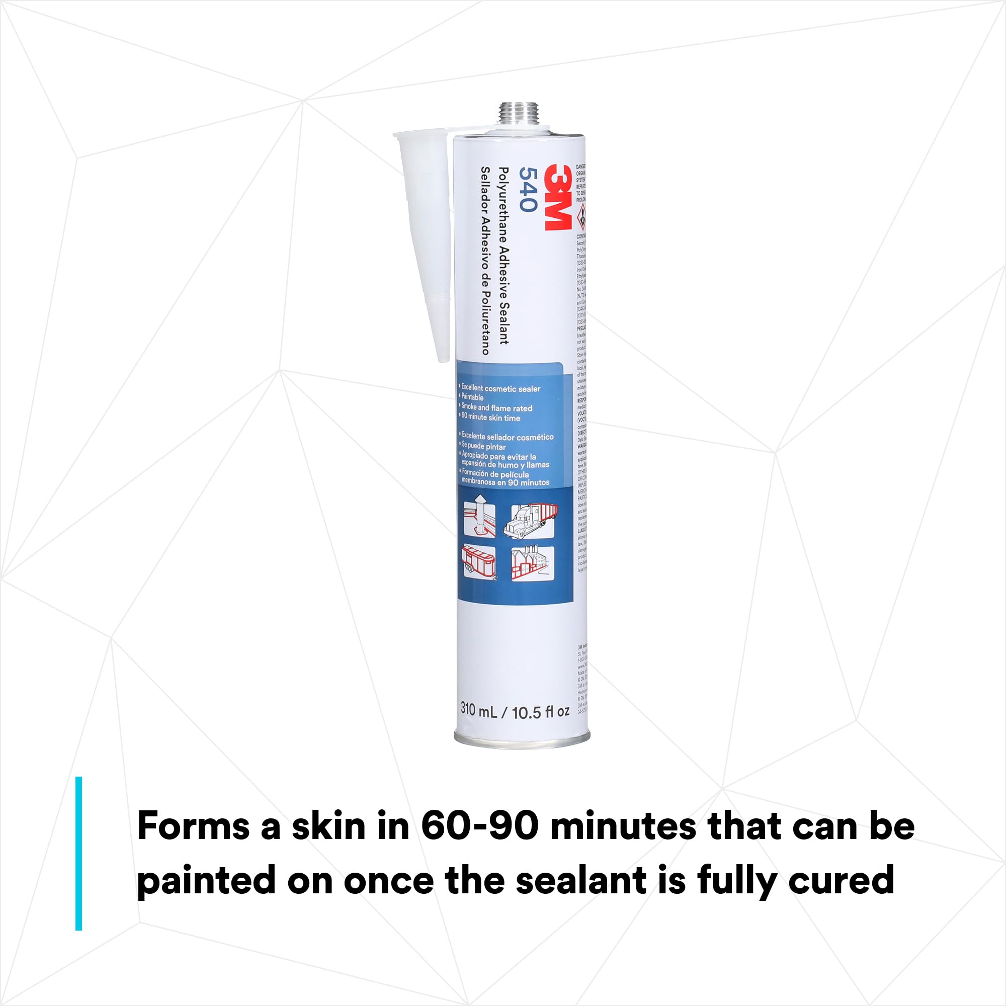 3M Polyurethane Sealant - White 310mL -6 3M Polyurethane Sealant - White 310mL -6