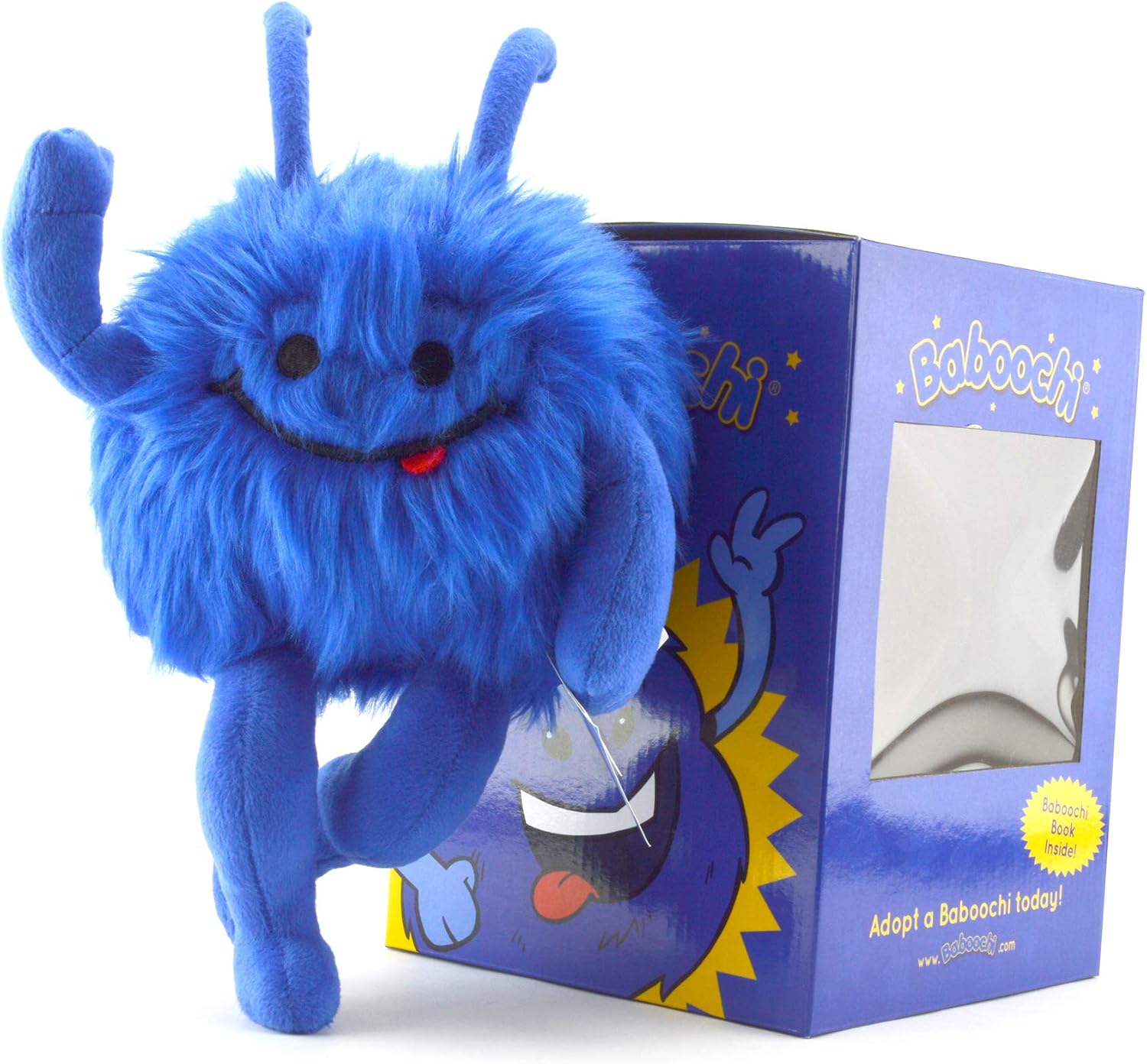 Baboochi Stuffed Animal Toy, Plush Doll, Fun Interactive Educational Learning for Children Age 3, 4, 5, 6, 7, 8. Hard Cover Children's Story Book Incl. for Kids Girls Boys. for Playing Inside, Out.