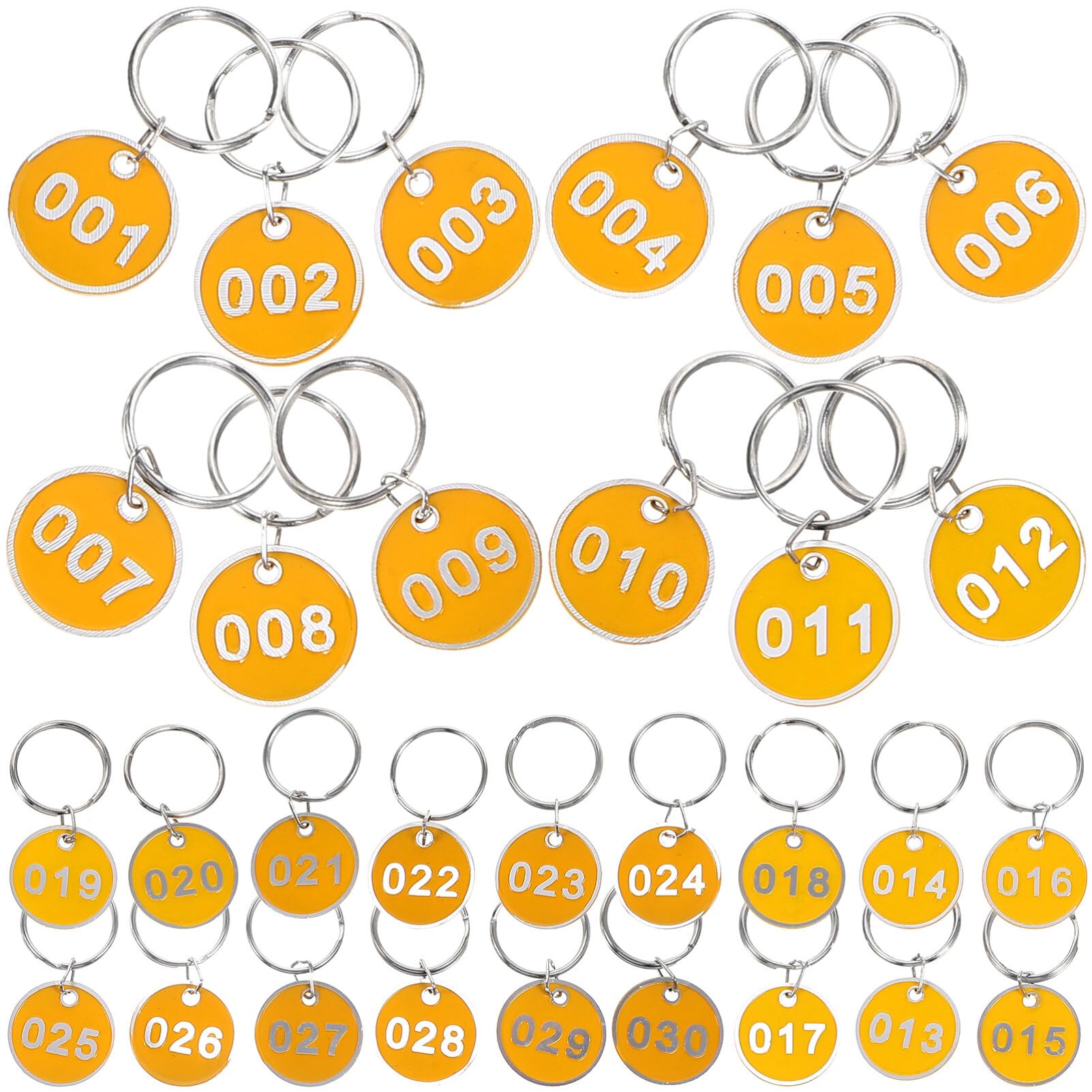 Amazon | GANAZONO 番号札 おしゃれ 荷札 数字 プレート