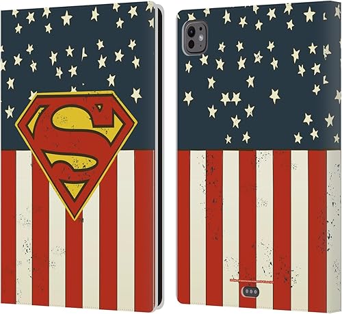 Miniatura 17 de Head Case Designs Funda de piel con licencia oficial de Superman DC Comics Classic Logos compatible con Apple iPad 9.7 2017 / iPad 9.7 2018