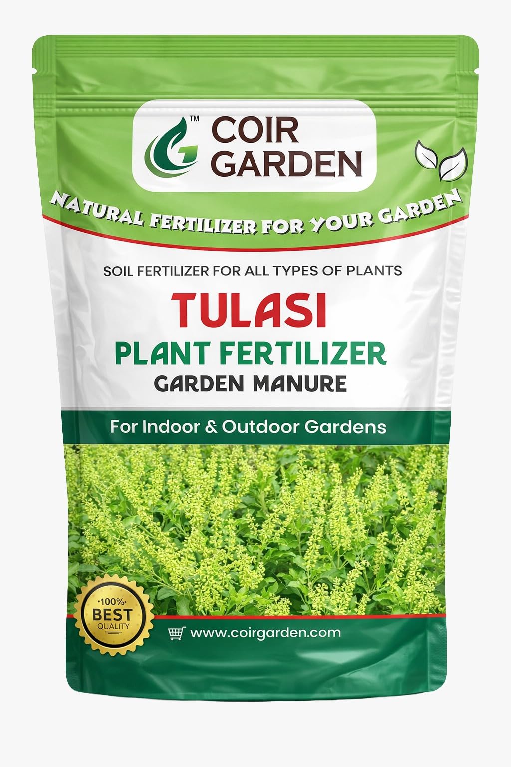 COIR GARDEN - HOLY BASIL - TULSI GROWTH BOOST FERTILISER - 250 GRAMS-image-4