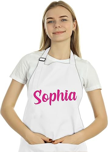 Miniatura 2 de Delantal de cocina personalizado para mujer, regalo de cumpleaños, aniversario, boda, despedida de soltera, Acción de Gracias, Navidad, delantal de