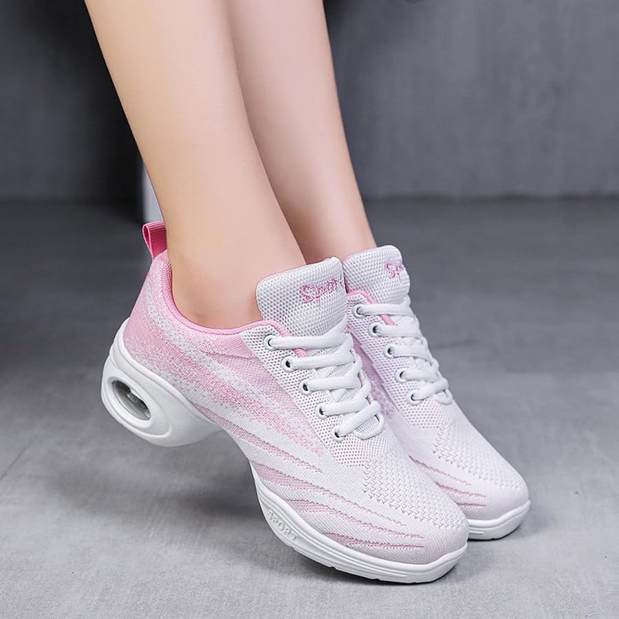 Scarpe Da Ballo Con Lacci In PU Trapuntate – Suola Divisa, Unisex Per Uomo E Donna, Ideali Per Pratica E Palcoscenico