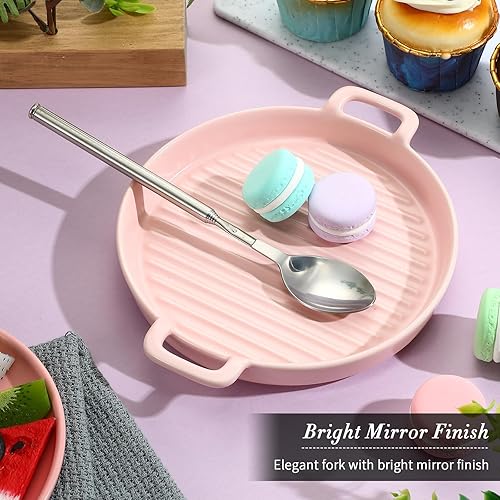 Miniatura 5 de Geetery 2 cucharas extensibles de acero inoxidable de 24.8 in de largo, cucharas telescópicas de cocina, cuchara telescópica, utensilios extensibles