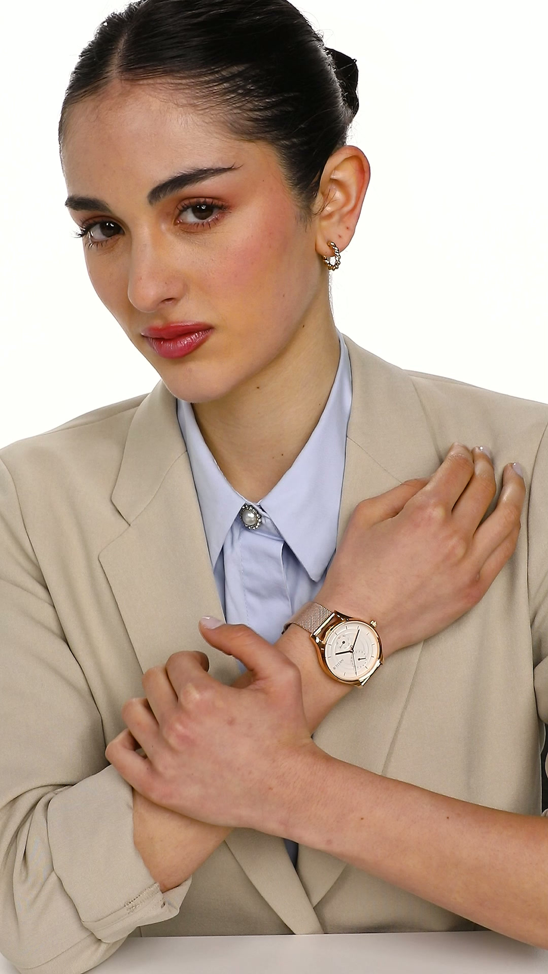 Titan Workwear Neo Workdays Quartz Multifunction Watch for Women