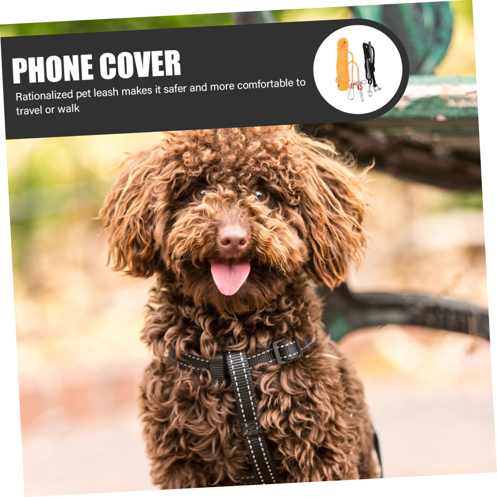 INOOMP Cable para Perros De Camping De Cable De Sujeción para Mascotas Equipo para Acampar Perros para Usar Al Aire