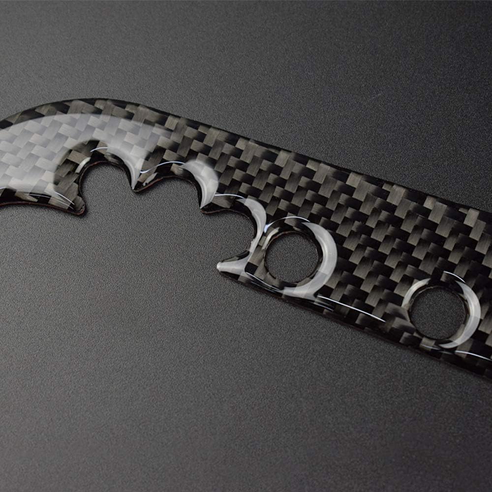 AIRSPEED Carbon Fiber Car Gear Shift Panel Cover Sticker Interior Trim for Volkswagen VW Golf 6 GTI MK6 2008-2013 Accessories (Style B)
