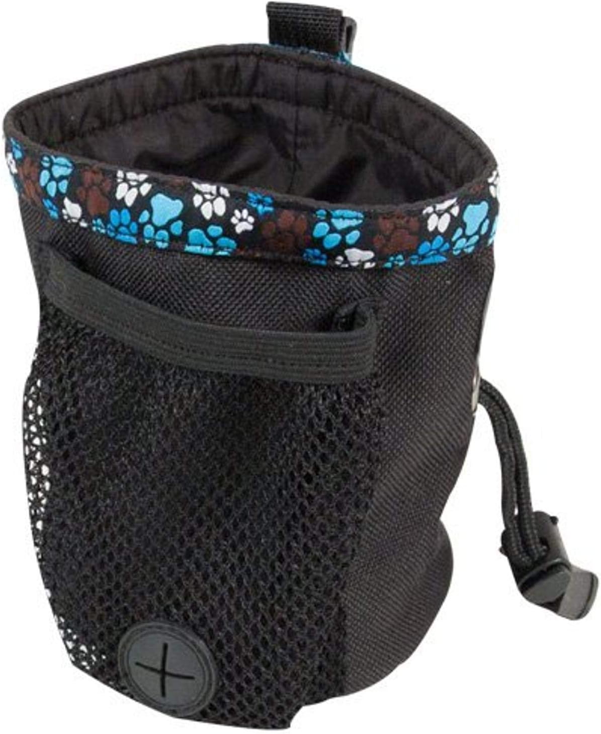 Rc Pet Products Dog Snack Caddie, Black With Pitter Patter Chocolate Pattern