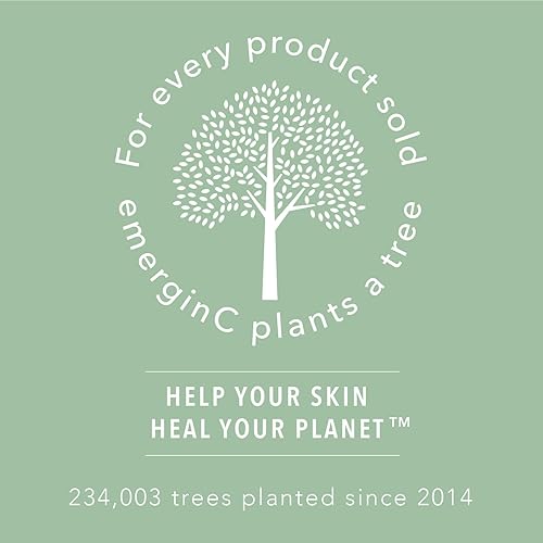 Miniatura 8 de emerginC Limpiador suave en crema multifrutal, lavado facial con AHA natural + vitamina C de extractos de frutas naturales, elimina la piel muerta