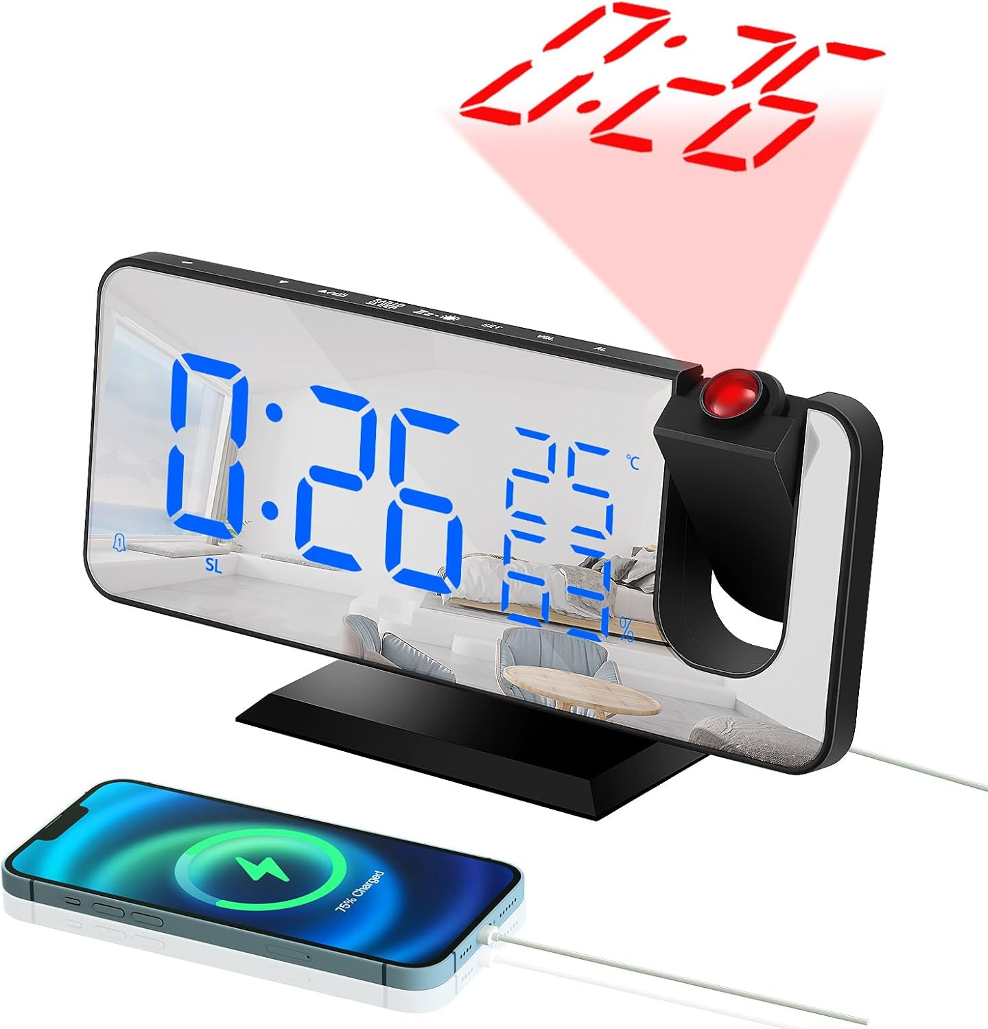 Radio Infantil Despertador Infantil Suncity Con Proyector De Hulk