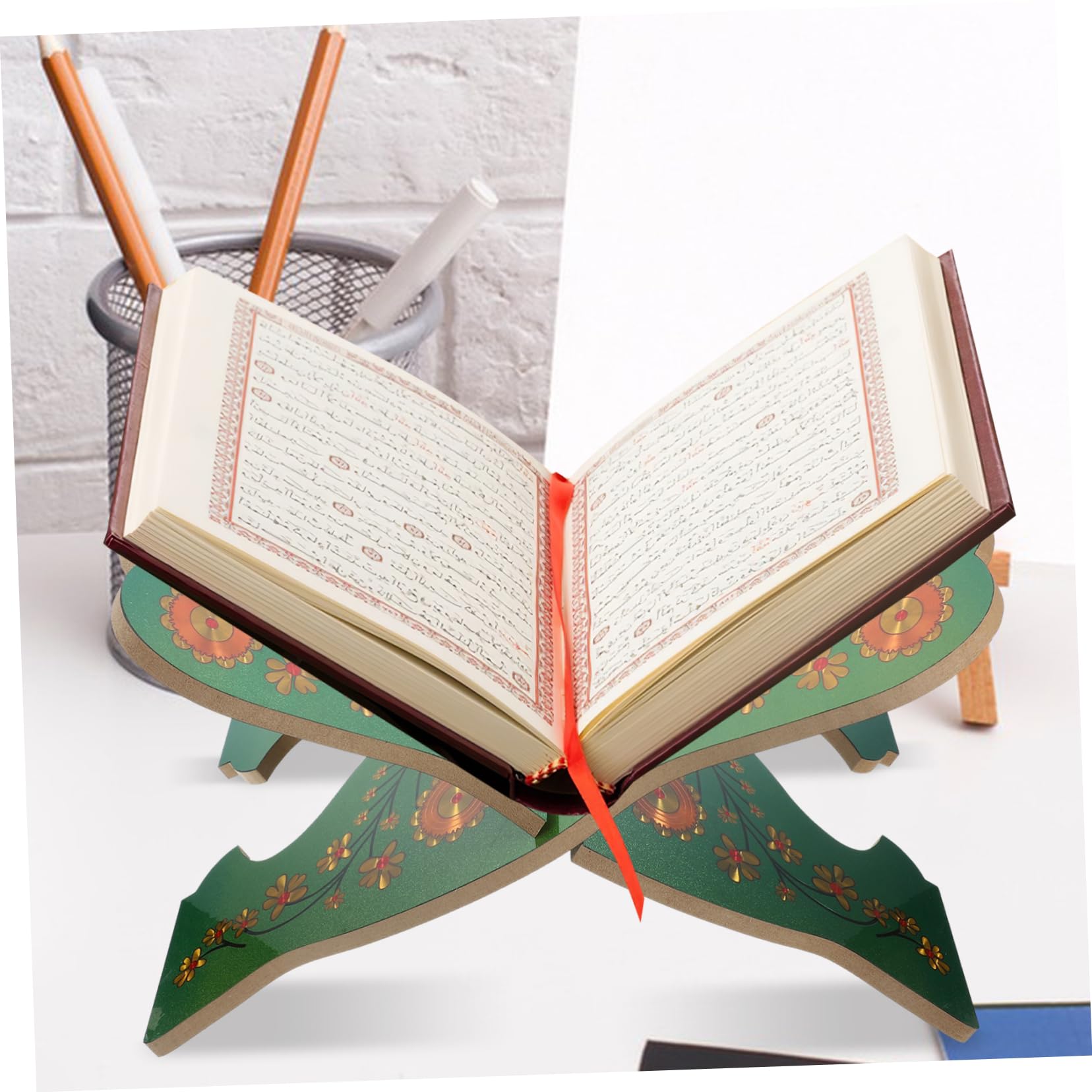 Soporte De Libros Multifuncional Para Lectura Escritorio Atril Estable Forma Para Uso Casa y Oficina Decoración Elegante y Práctica
