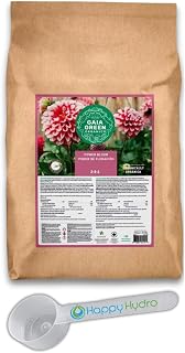Gaia Green Power Bloom 2-8-4 (10kg), Organic Amendments with 1 TBSP Happy Hydro Scoop for Easy Measuring