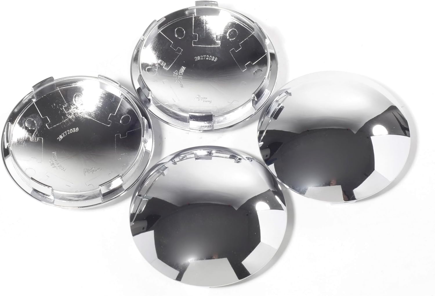 4Pcs 95mm(3.74in) Wheel Center Caps Wheel Rims Replacement 3156 ACC3156-06 3156 06 Chrome Hub Caps, Compatible with Boss Motorsports Rim Caps, OD: 95mm(3.74in) ID: 85.5mm(3.37in)