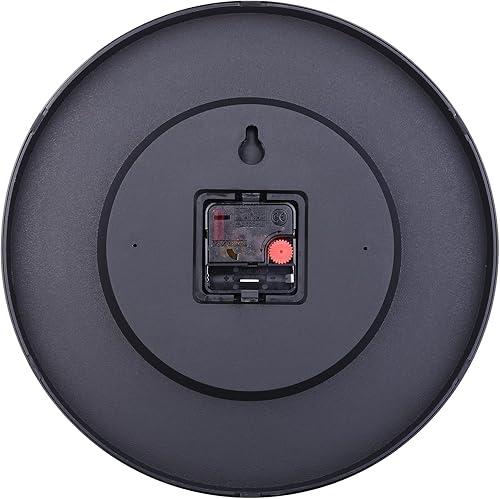 Miniatura 7 de Reloj de pared de guitarra de 12 pulgadas con cabeza de guitarra y esfera de reloj de púa de guitarra y movimiento silencioso a pilas, gran