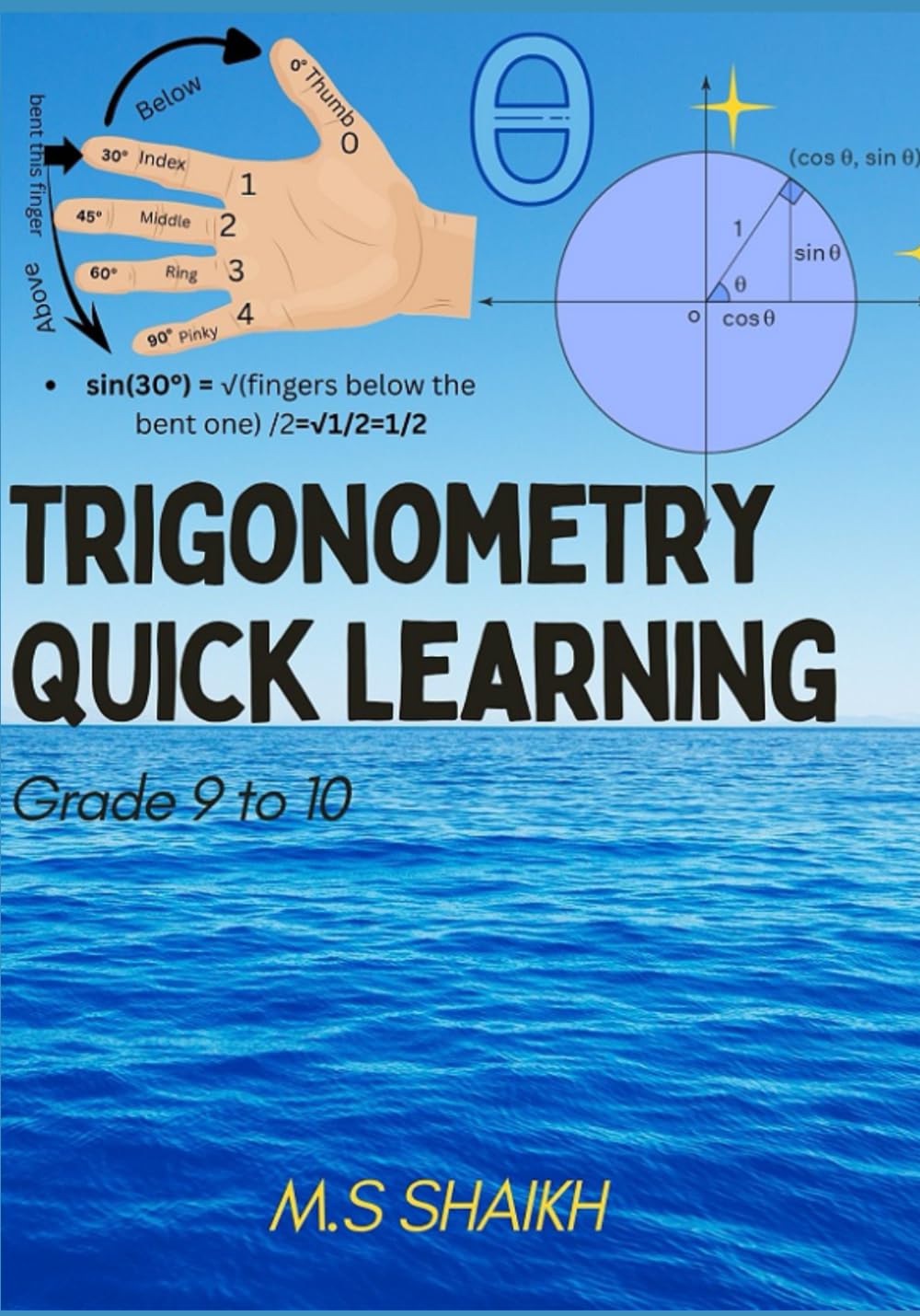 Trigonometry Quick Learning Grade 9 to 10: Trigonometric functions,identities,height and distance,graph,theorem& problems
