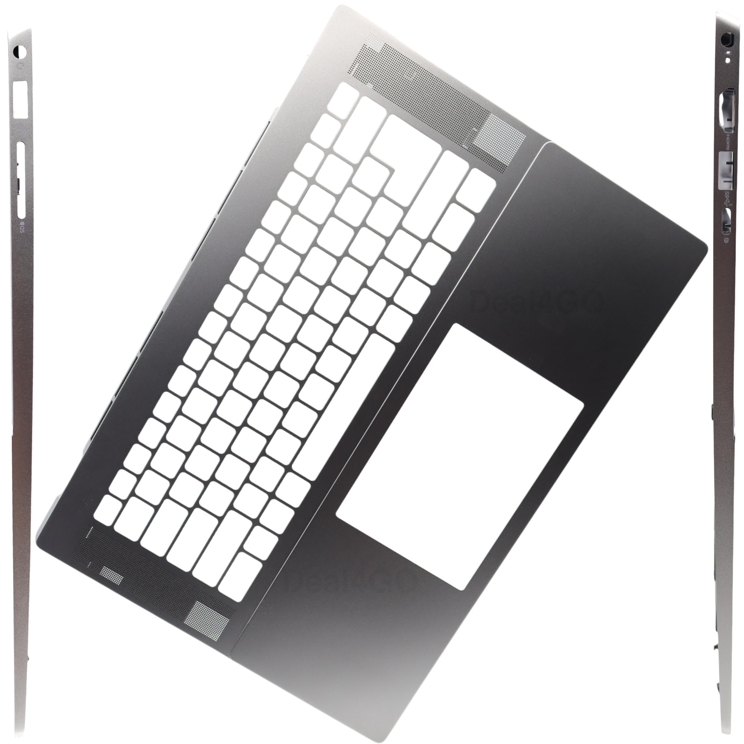 Teclado Dell Inspiron 16 5625 renovado con reposamanos de aluminio plata WFGH5 6