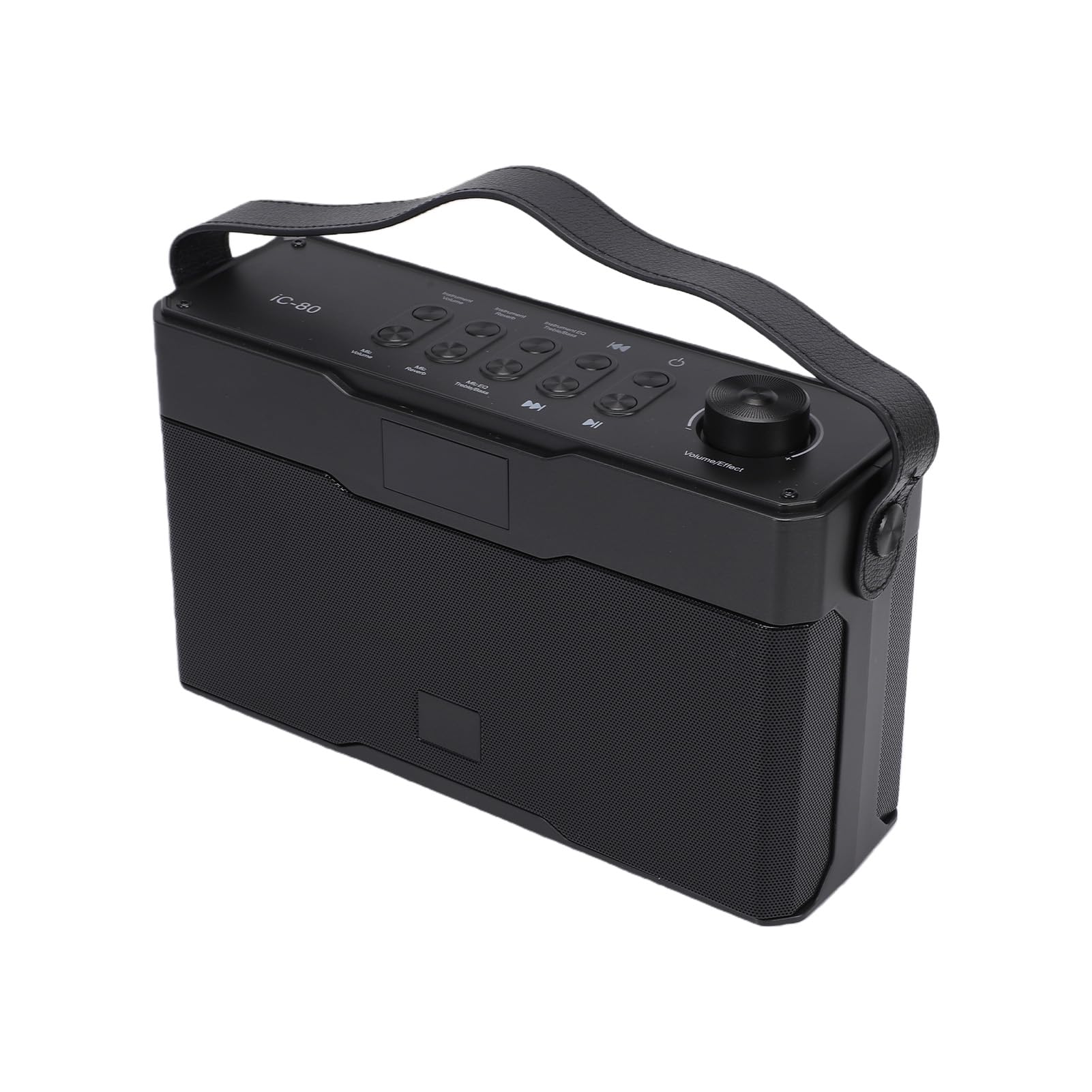 Yosoo Health Gear Amplificatore per Chitarra Bluetooth Portatile, Amplificatore per Chitarra Ricaricabile da 60 W con BT 5.3, Doppi Woofer e Radiatori Passivi, Ingresso per Strumento Microfono per
