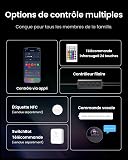 SwitchBot Matter Lampada da Terra LED, RGBCCT Piantana Lampada da Terra Compatibile con Apple Home, Alexa, Google Home, Telecomando e App, Luce Calda/Fredda, 16 Mln Colori, Musica Sincronizzazione - 7