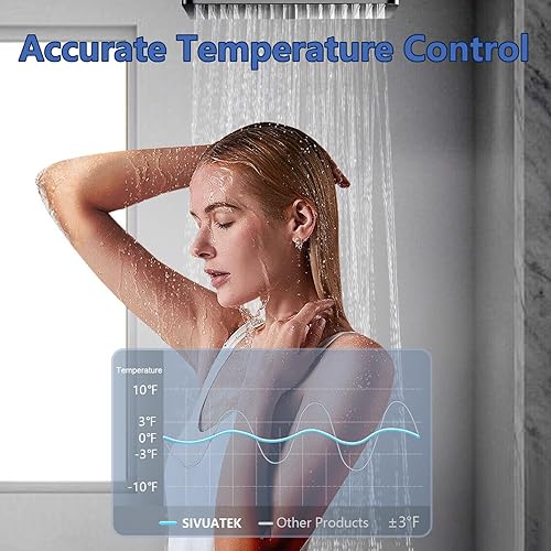 Miniatura 7 de Calentador de agua eléctrico sin tanque, calentador de agua instantáneo SIVUATEK bajo demanda, calentador de agua caliente eléctrico inteligente sin