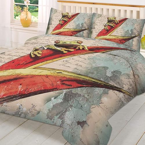 Miniatura 2 de HOMECOLLECT Juego de funda de edredón tamaño Queen de 3 piezas juego de ropa de cama suave con cierre de cremallera y lazos en las esquinas 1 funda