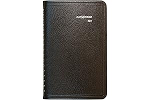 G25000 Weekly Pocket Dayminder, 3 1/2 x 6 3/16, Black, 2019