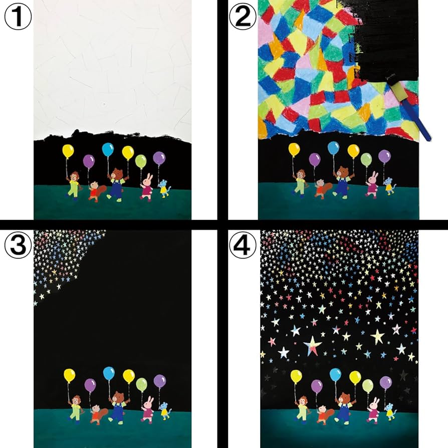 Amazon | 削り絵専用 水性絵の具 すくらブラック 1L | 絵具 通販