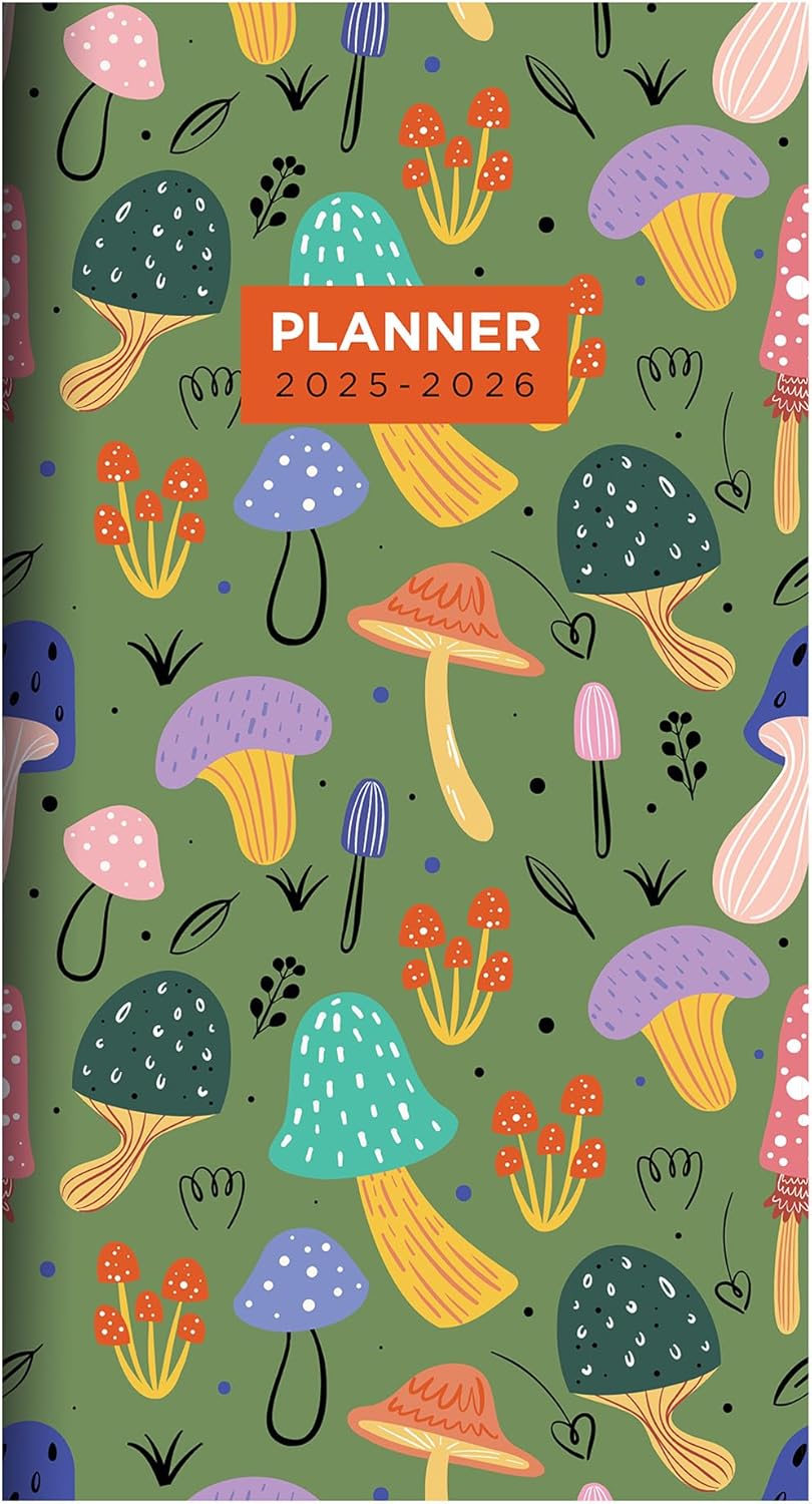 TF PUBLISHING 20252026 Mushroom Patch 2Year Small Monthly