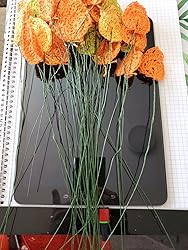 Floristikdraht Grün 100 Stück - Blumendraht Für Basteln Und Blumenarrangements