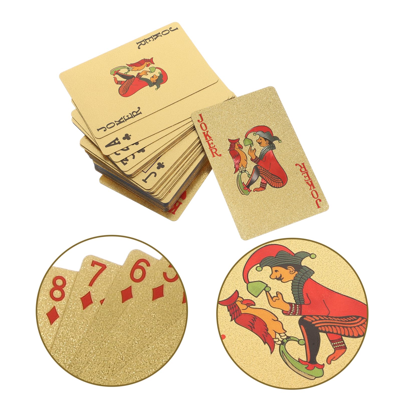 VICASKY Carte Da Gioco Professionali Plastica Con Design Unico Di Poker Per Gioco Familiare e Feste