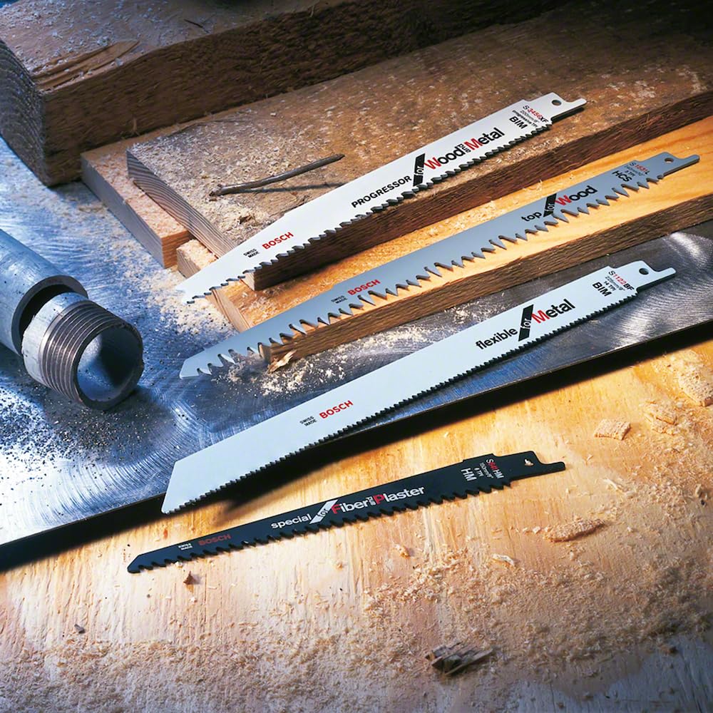 Image secondaire de Lames de Scie Sabre Bosch Professional pour Métal - 5 pièces