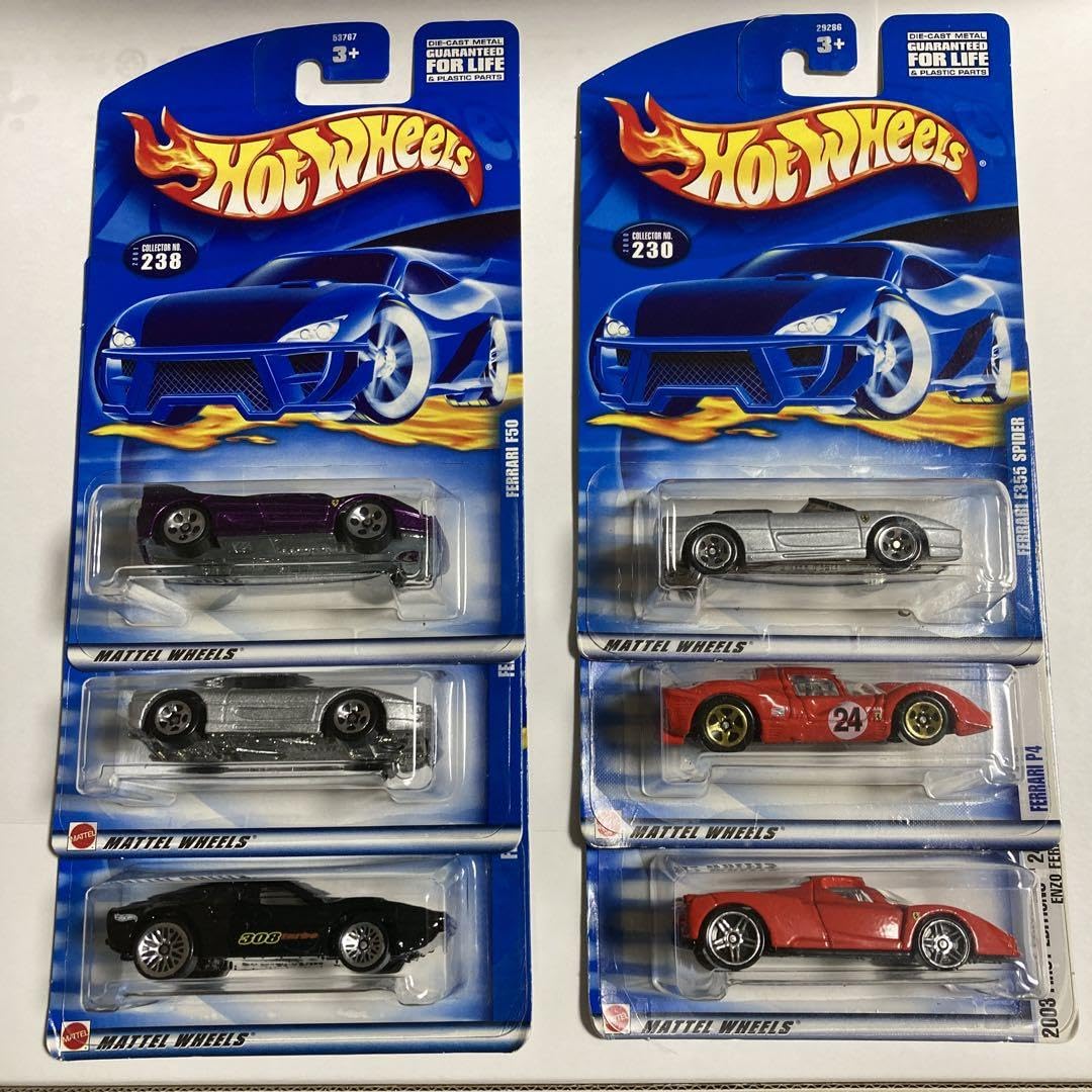 Amazon.com: hot wheel ferrari 6 pack
