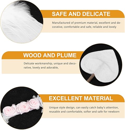 Miniatura 5 de Luxshiny Conjunto de disfraz de Cupido de ángel, arco de cupido y alas de flechas, juego de disfraz de cosplay, accesorios de fotografía para bebé,