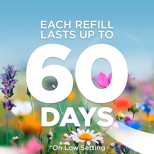 Miniatura 3 de Air Wick Repuesto de aceite perfumado enchufable, 5 unidades, melocotón fresco y néctar dulce, ambientador, aceites esenciales, colección Spring