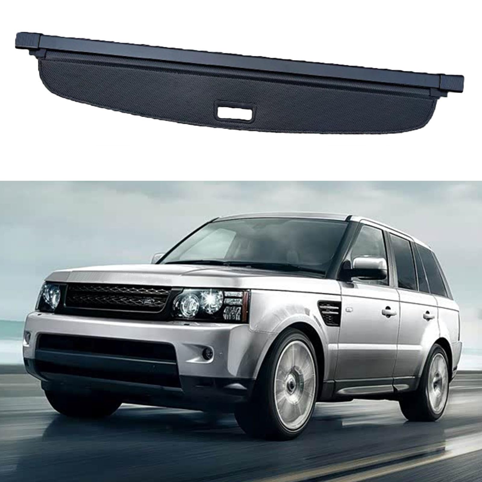 YYFYYDS Retractable Rear Trunk Parcel Shelf,Compatible with Land Rover Range Rover Sport 2005-2013,Car storage