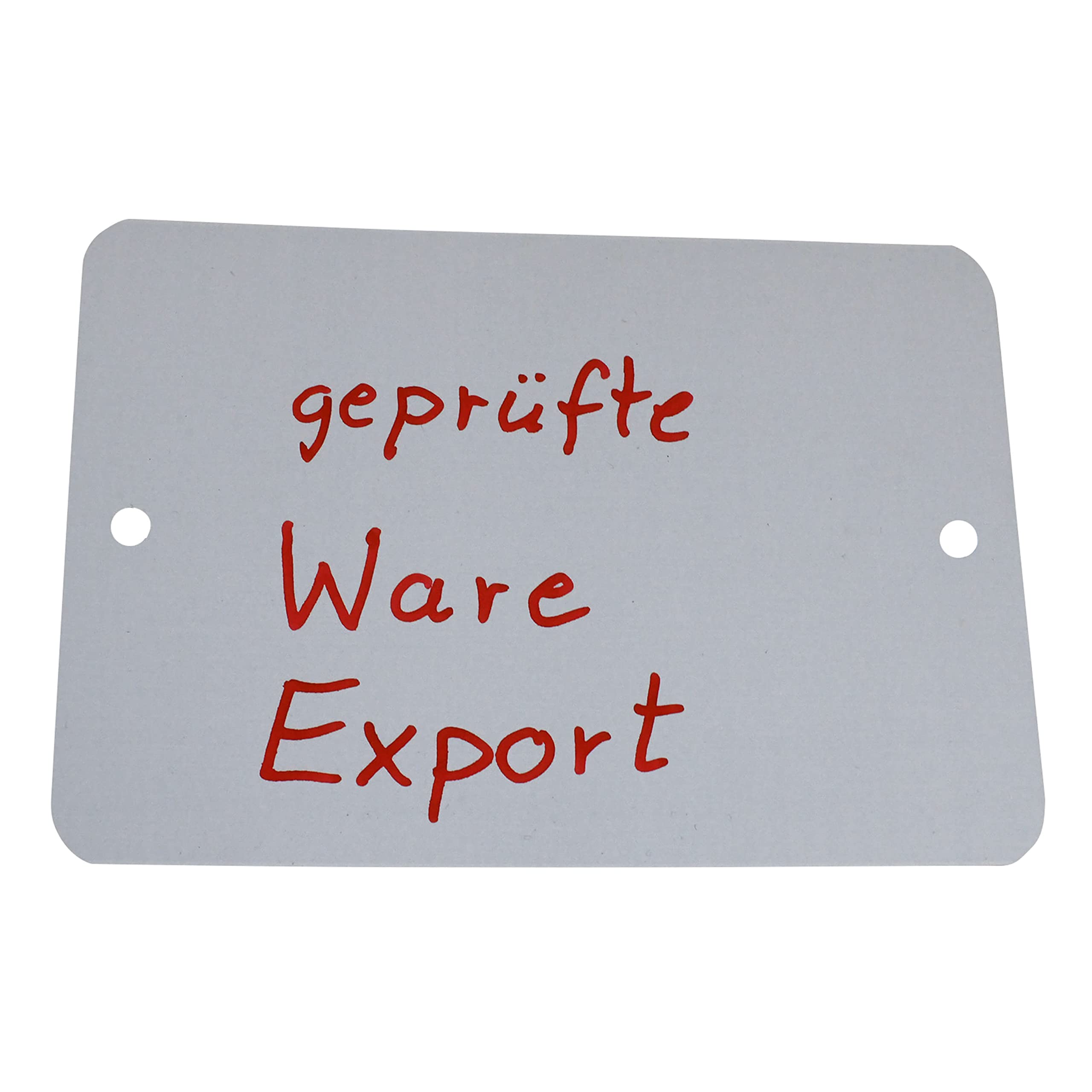 MASHPAPER Metalletiketten/Hängeetiketten weiß lackiert | Format 65x120 mm