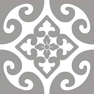 Grey tile stickers Victorian Morrocan Modern ...,