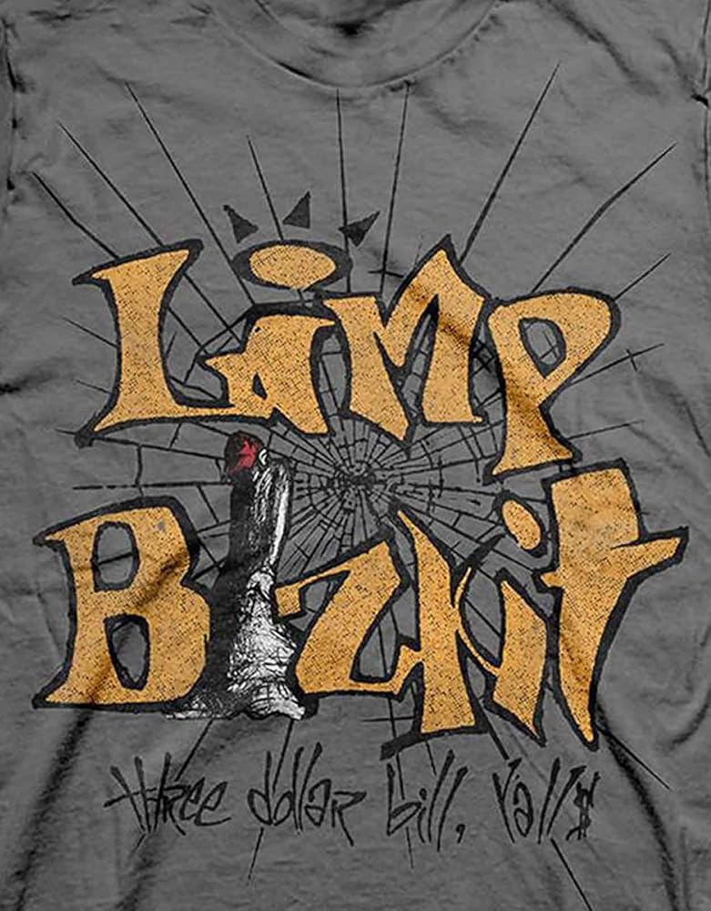 Amazon | [Limp Bizkit] T Shirt 3 Dollar Bill Band Logo