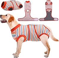 Vista 10 de Kuoser - Traje de recuperación posterior a la cirugía para perros y gatos, camisa profesional de recuperación de mascotas para vendaje de heridas