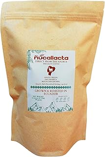 Ecuador Coffee Espresso Roast (Dark Medium) Specialty Mountain Grown Single Origin Direct Trade Arabica Washed Whole Bean Coffee - Nucallacta